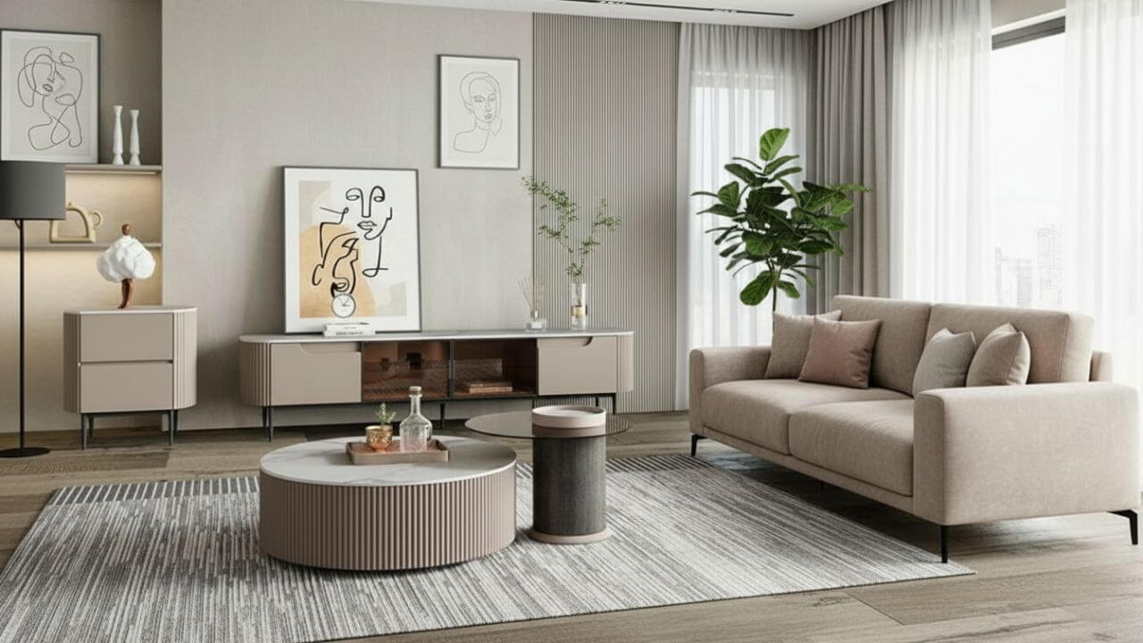 5 Mẫu Bàn Trà Tròn Giúp Phòng Khách Trở Nên Tinh Tế Và Đẳng Cấp